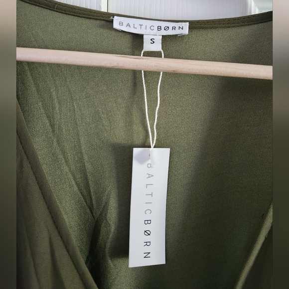 Baltic Born Ivy Wrap Dress - Olive - Picture 4 of 7